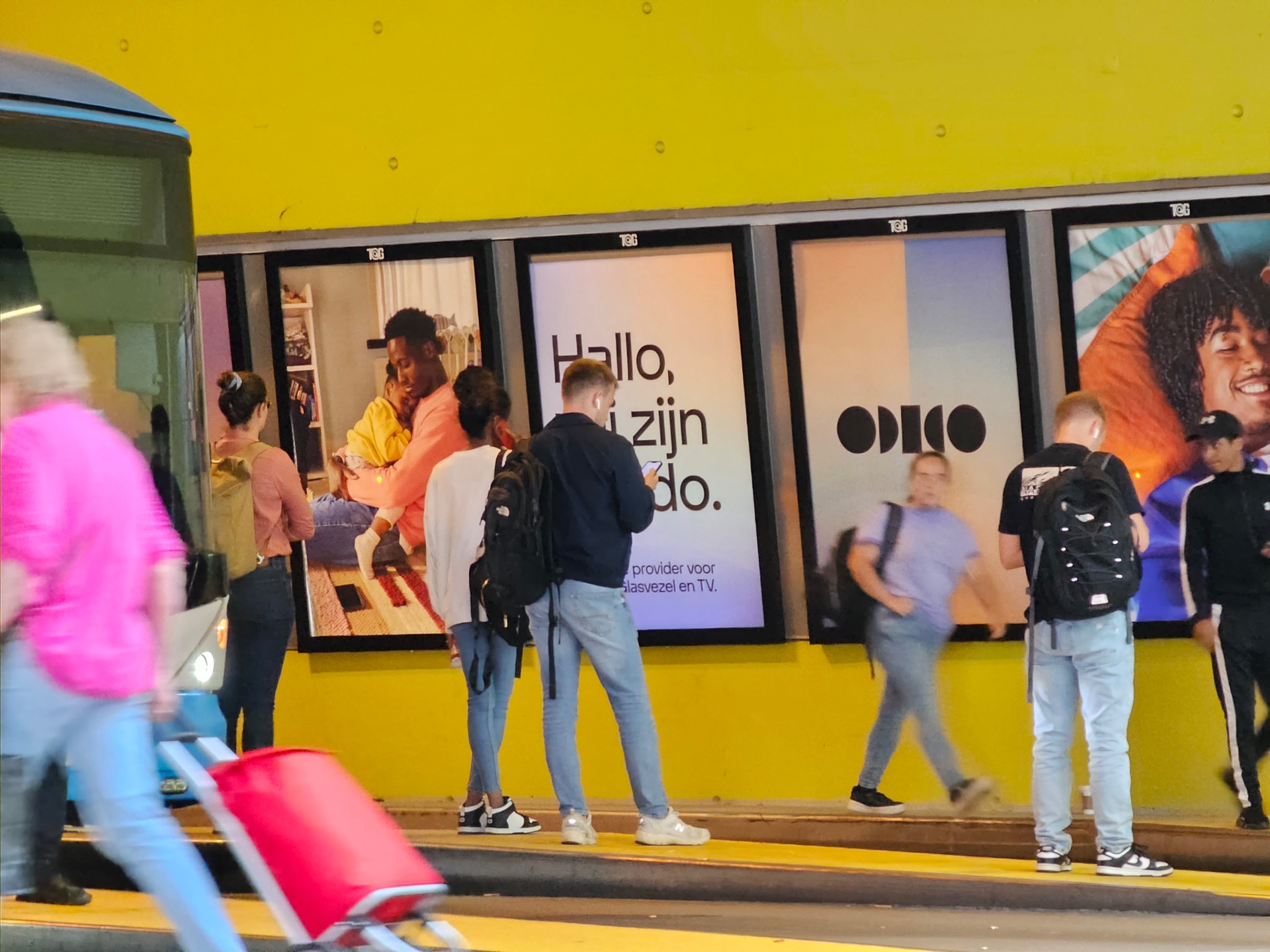 Campagnevoorbeeld Odido op Arnhem CS
