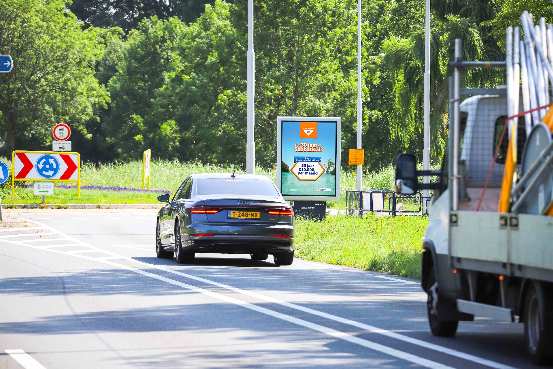 Nationale Postcode Loterij — Postcode Loterij — rechte aanrijroute